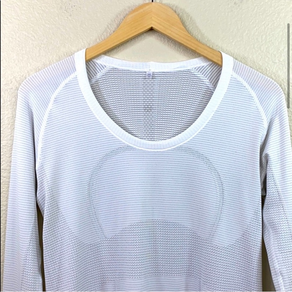 Lululemon Swiftly Tech long Sleeve White Size 8